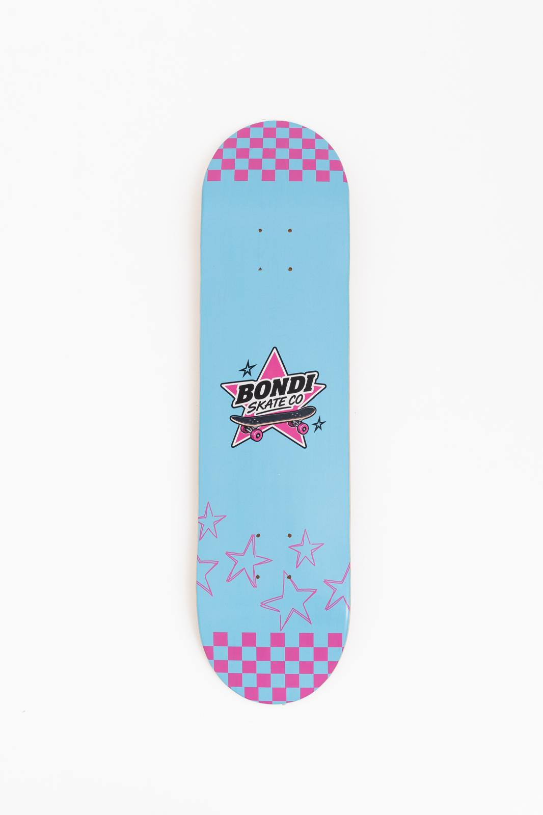 Blue & Pink Check Deck