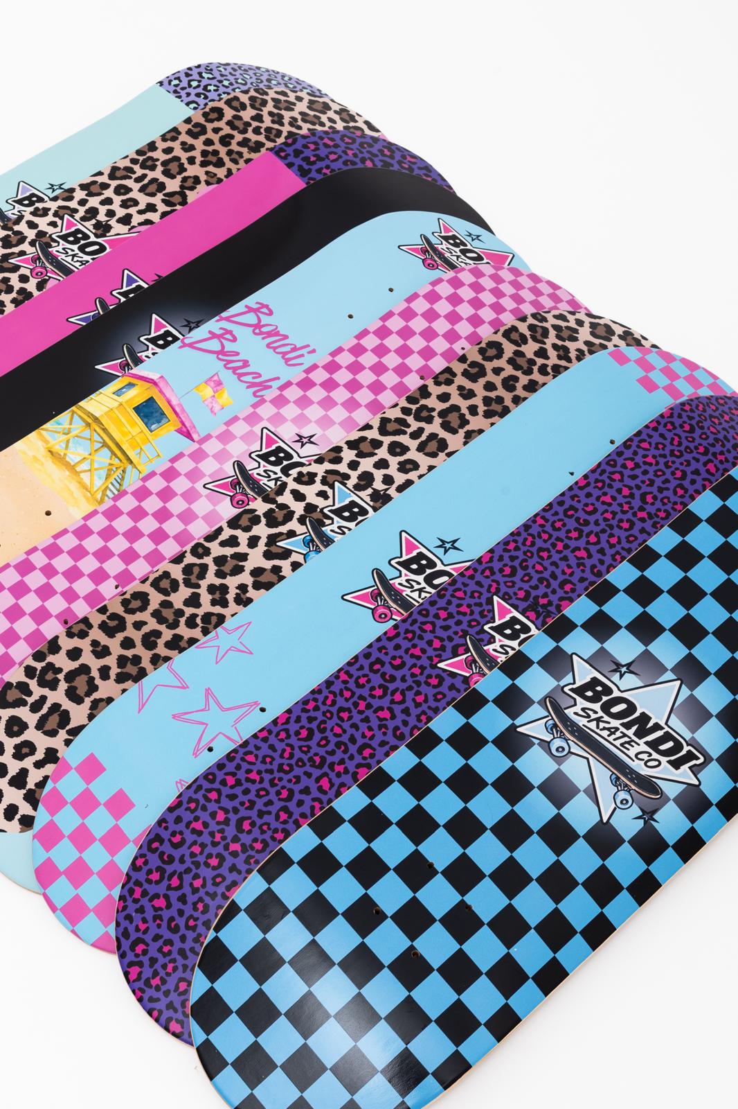 Black & Blue Check Deck